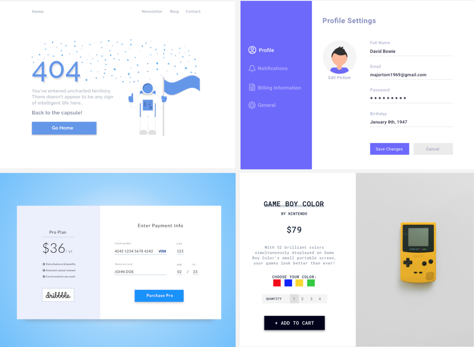 screenshot of project